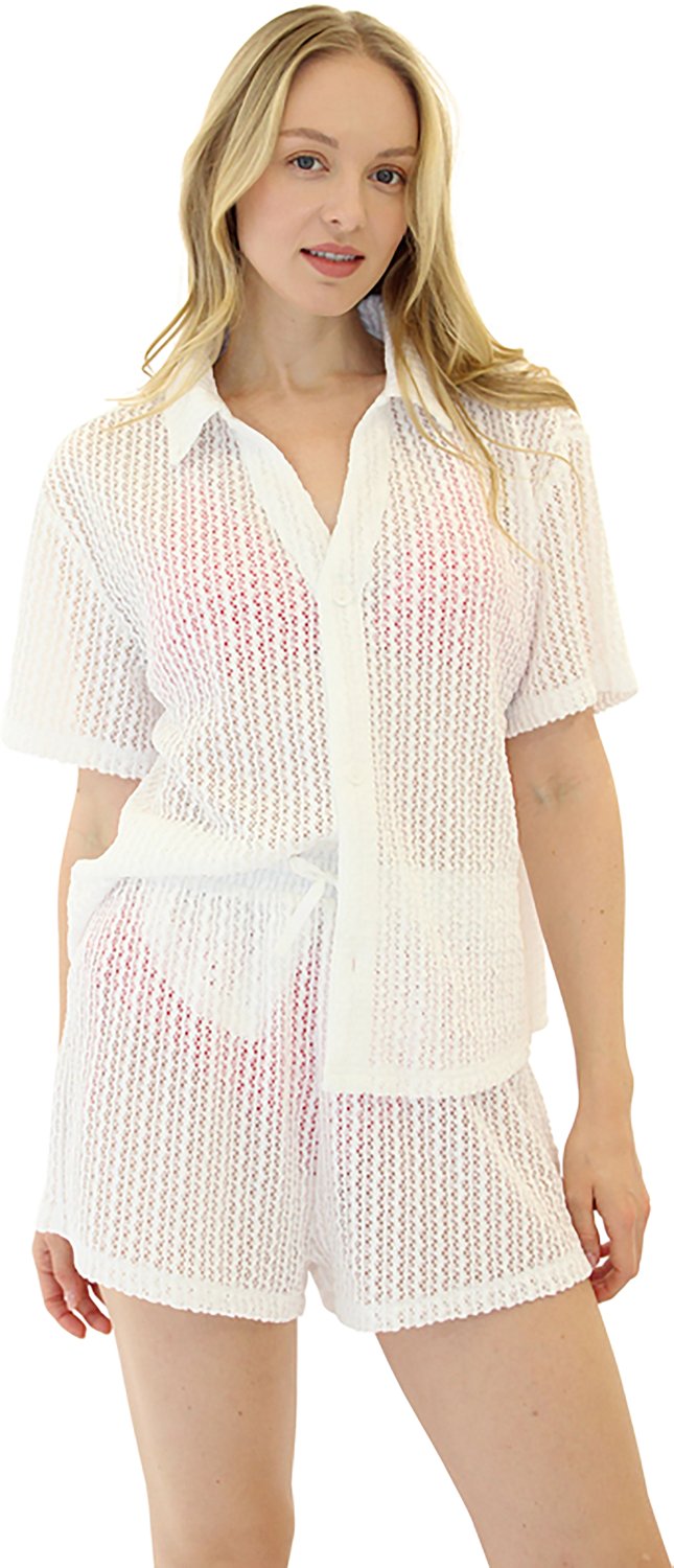 Cyn & Luca Juniors' Cover Up Crochet Top