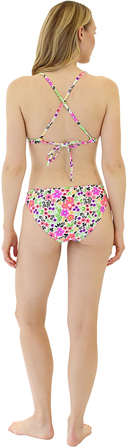 Cyn & Luca Juniors' Tess Triangle Bikini Top - view number 5