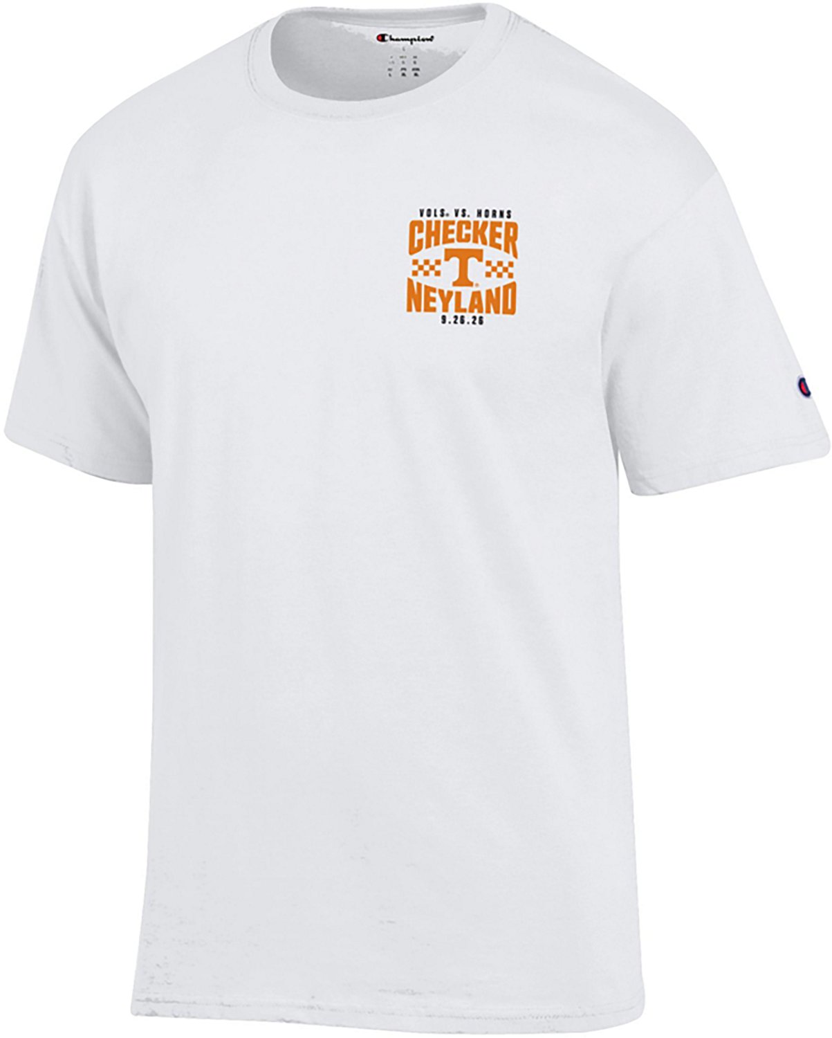 Champion Men's University of Tennessee Checker Neyland DS Jersey T-shirt