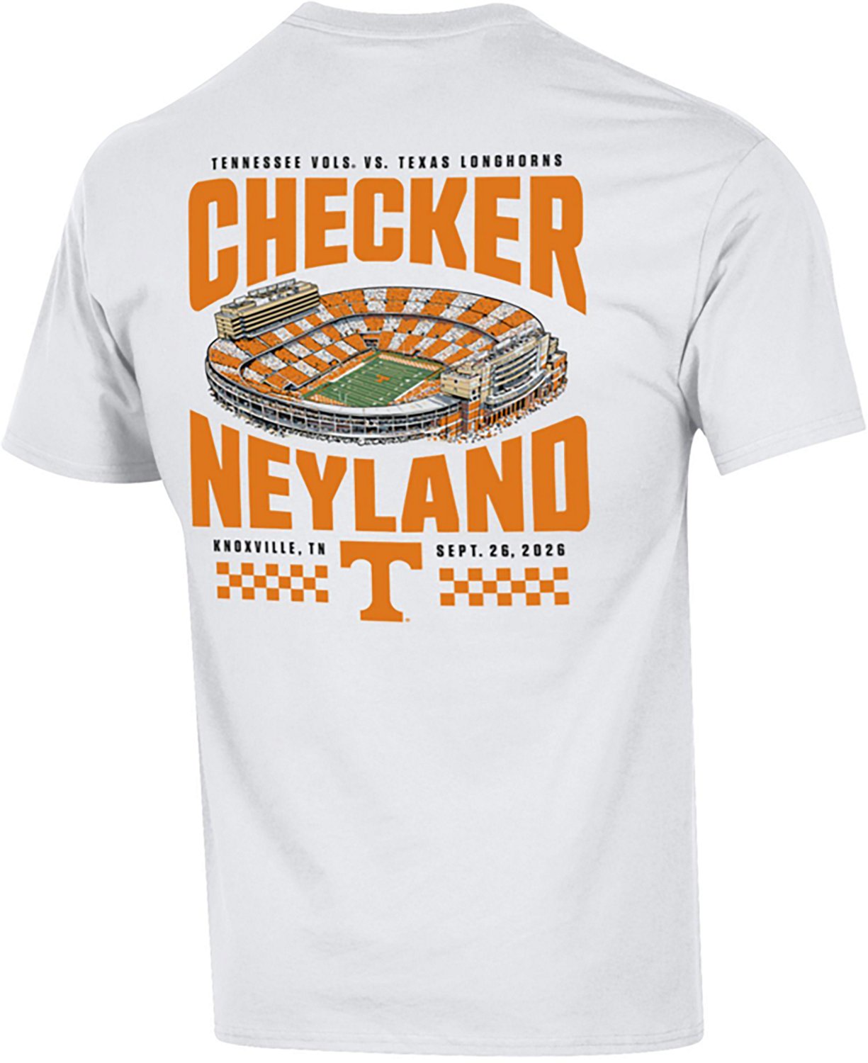 Champion Men's University of Tennessee Checker Neyland DS Jersey T-shirt - view number 2