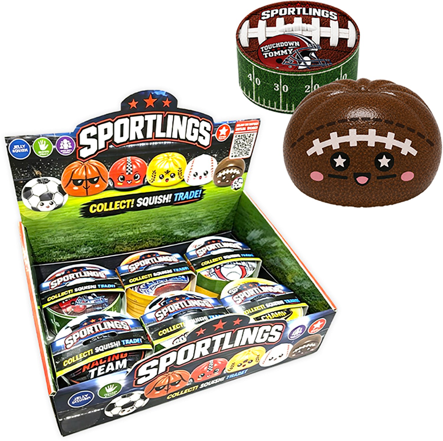Fun Doh Sportlings Sports Dumpling Squish Toy