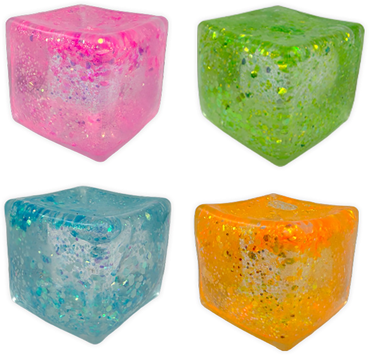 Fun Doh Glow-in-the-Dark Squish and Squeeze Fun Cube Toy - view number 2