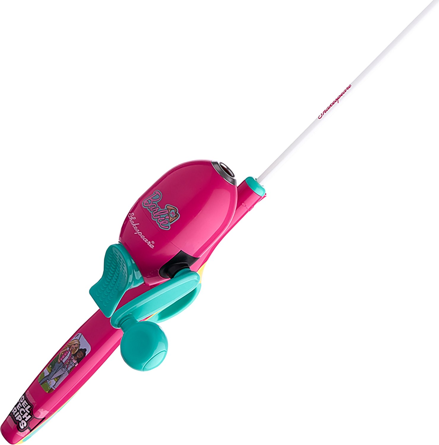 Shakespeare Girls' Mattel Barbie 2 ft 6 in M Beginner Rod and Reel Combo - view number 2