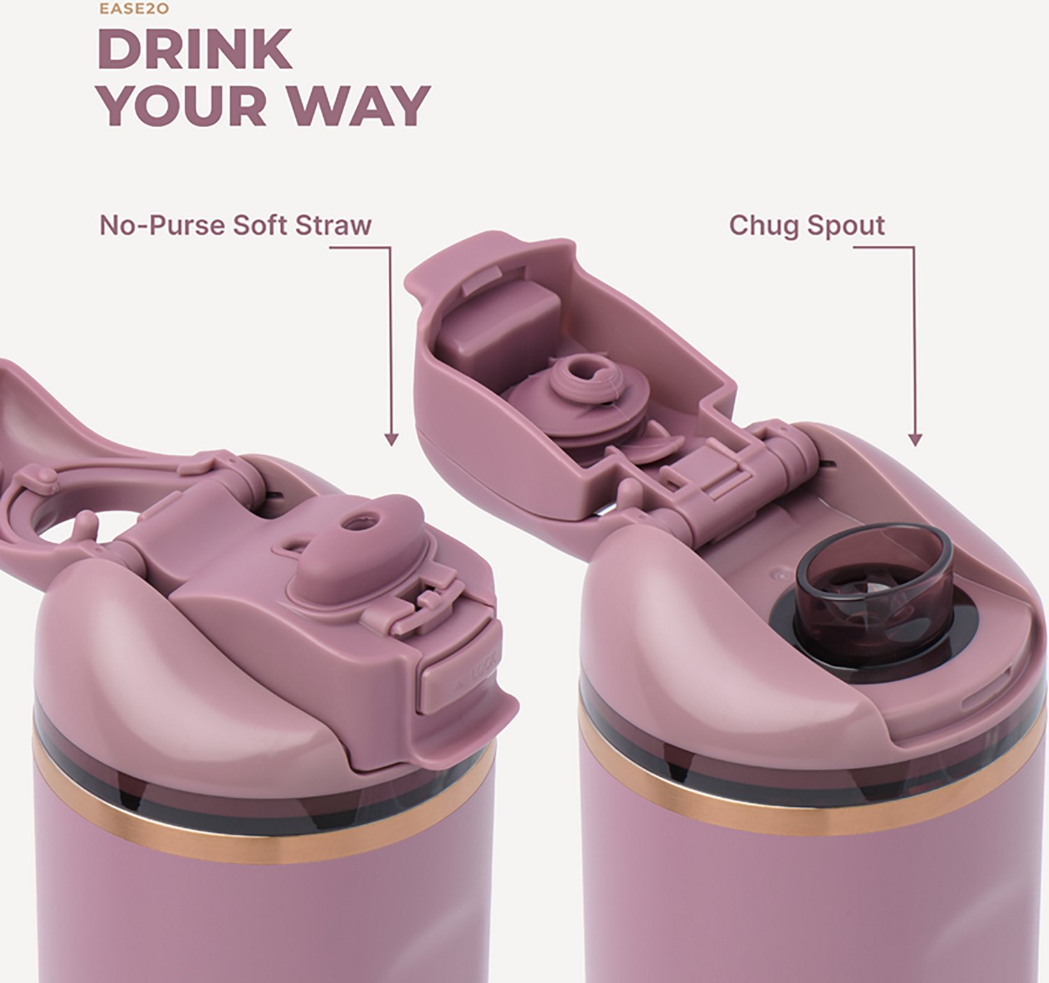 HydroJug Ease2o 32 oz Water Bottle with Straw Lid - view number 4