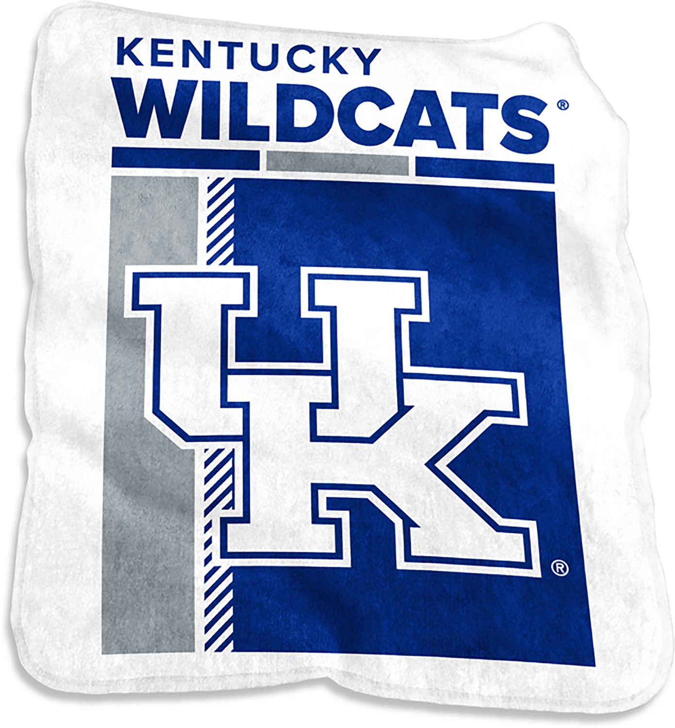 Kentucky Wildcats ロゴ入り ジャガード織 ブランケット Logo Brands University of Kentucky Raschel Poster Throw Blanket
