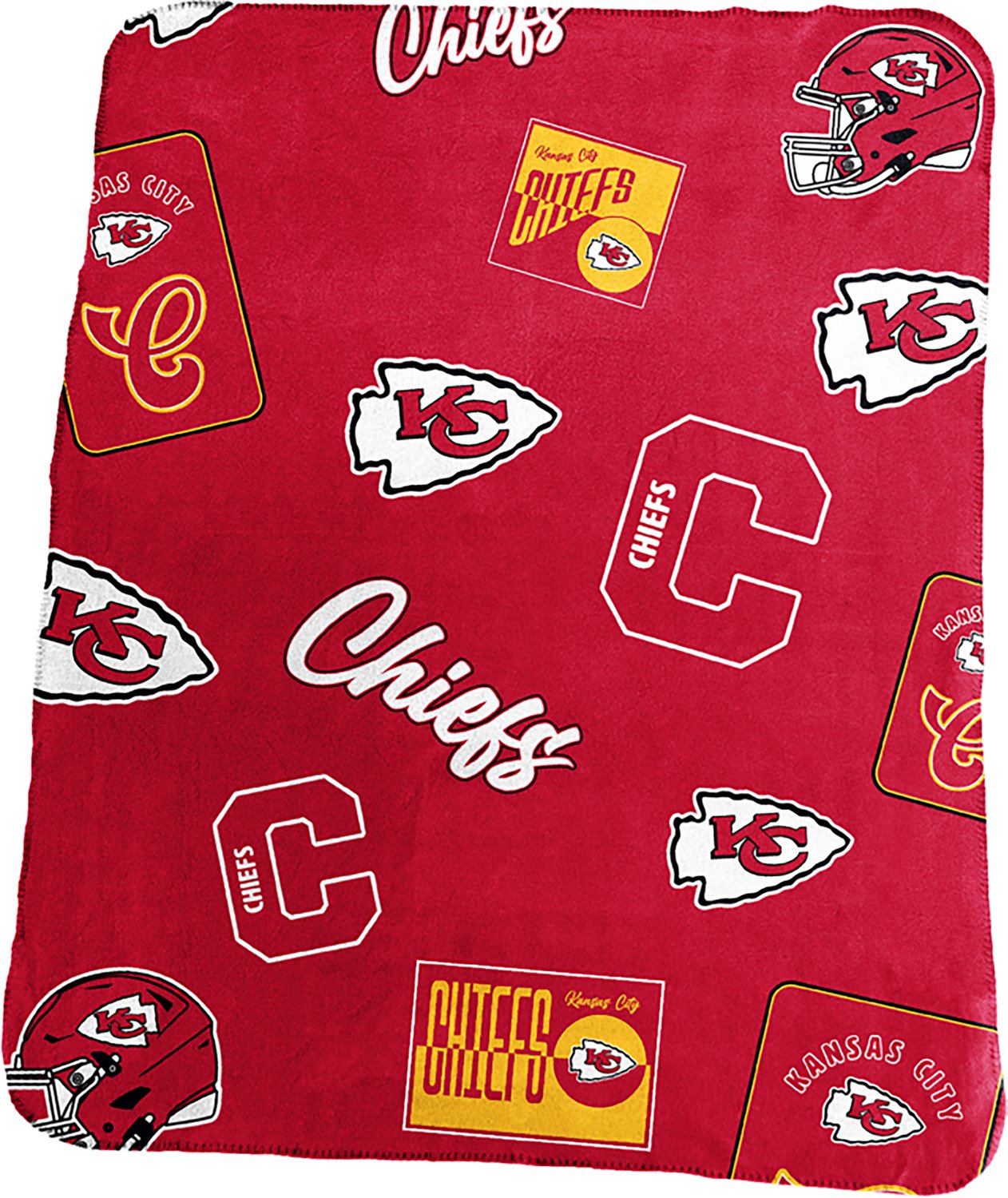 Logo Brands Kansas City Chiefs Classic Alternate Dreamweave Fleece Throw Blanket
