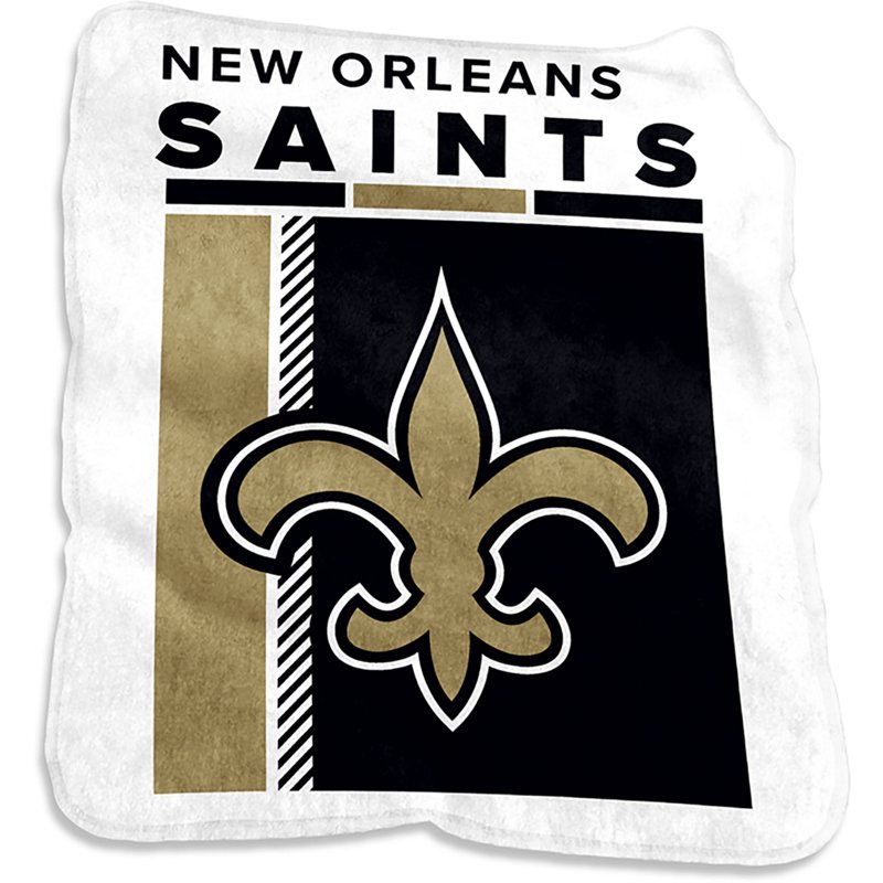 Logo Brands New Orleans Saints Raschel Poster Throw Blanket