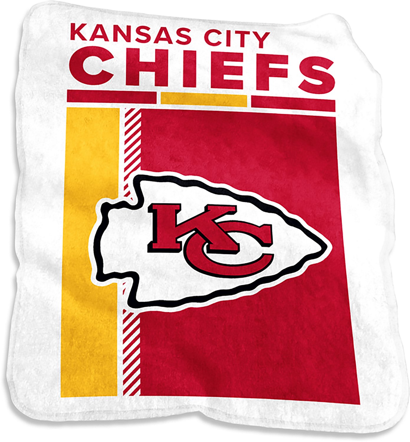 Logo Brands Kansas City Chiefs Raschel Poster Throw Blanket