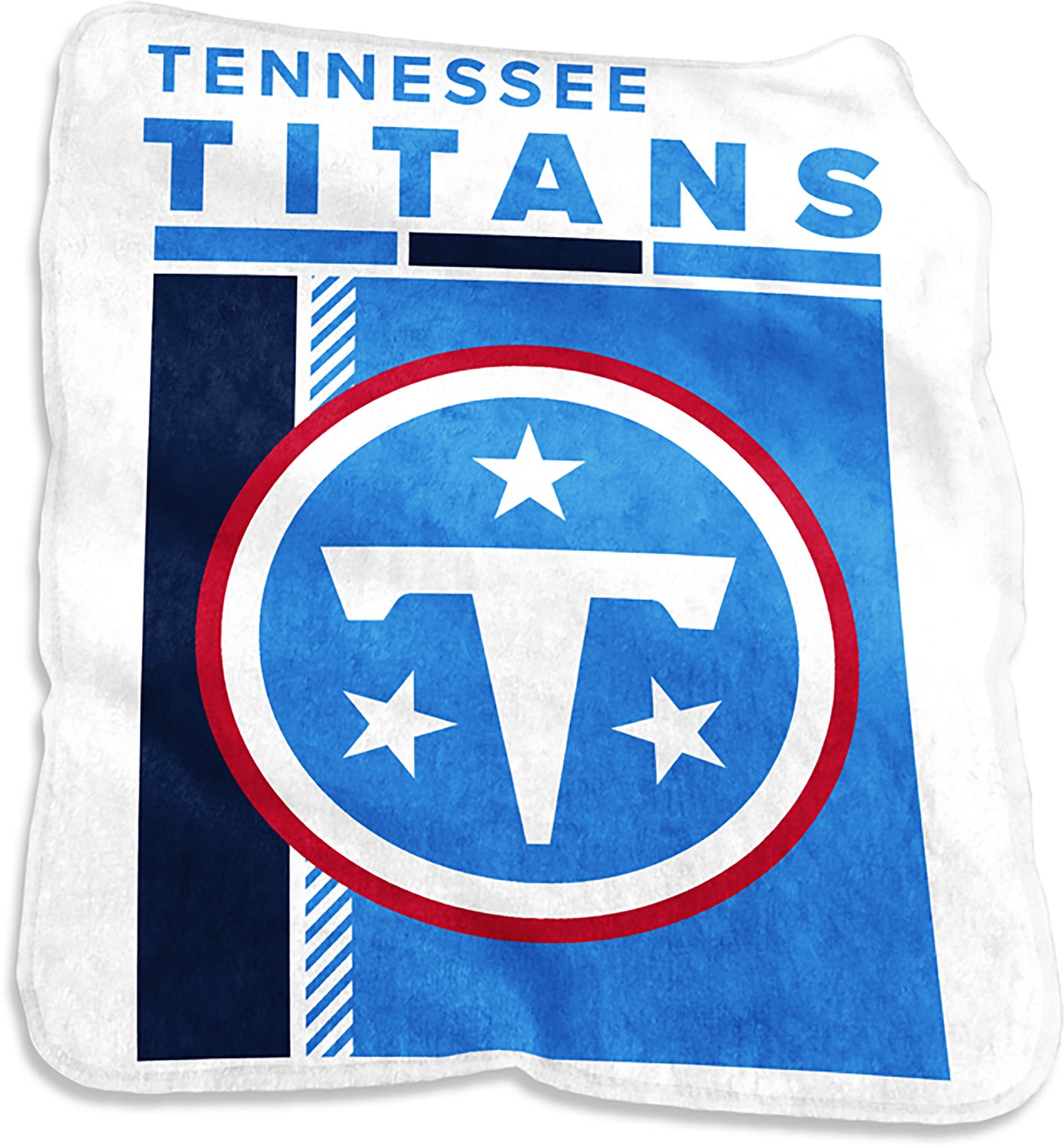 Logo Brands Tennessee Titans Raschel Poster Throw Blanket