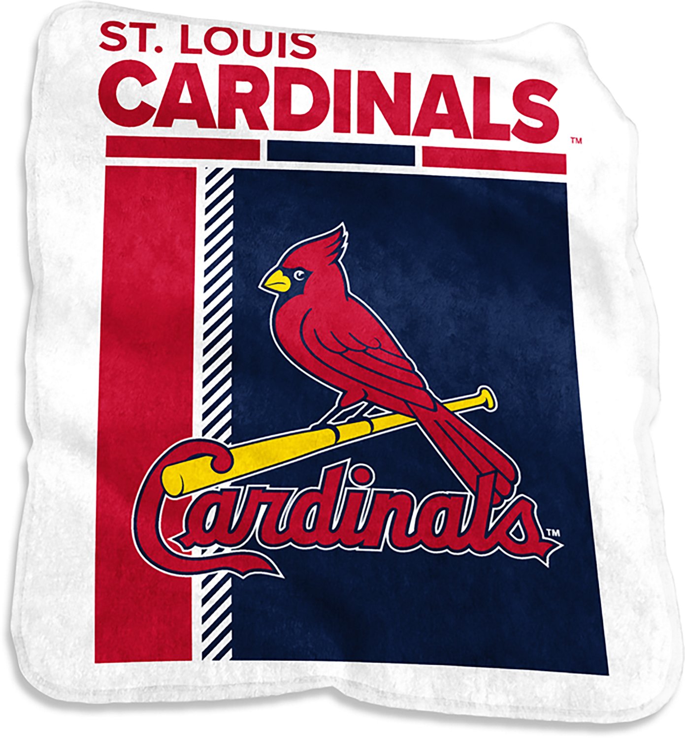 Logo Brands St. Louis Cardinals Raschel Poster Throw Blanket