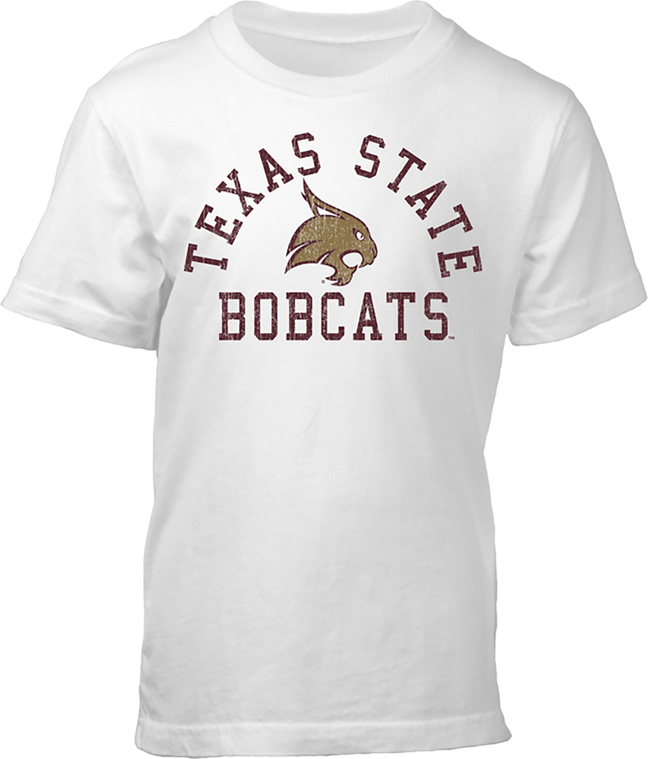 Wes & Willy Boys' Texas State University School Arch Mascot Graphic T-shirt