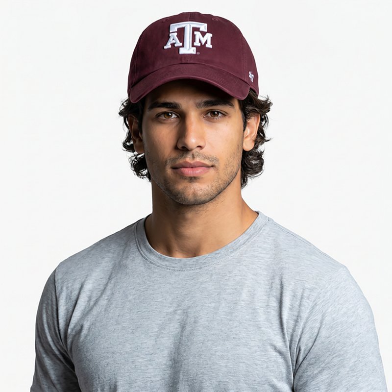 '47 Men's Texas A&M Aggies Clean Up Maroon Adjustable Hat