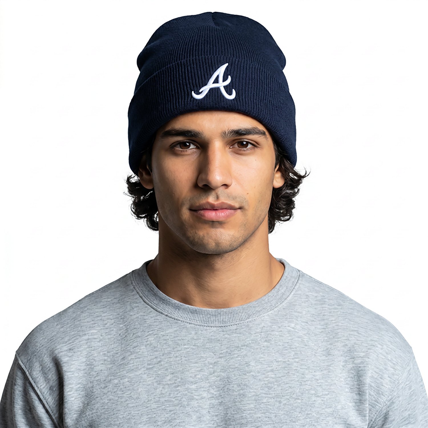 '47 Adults' Atlanta Braves Raised Cuff Knit Cap