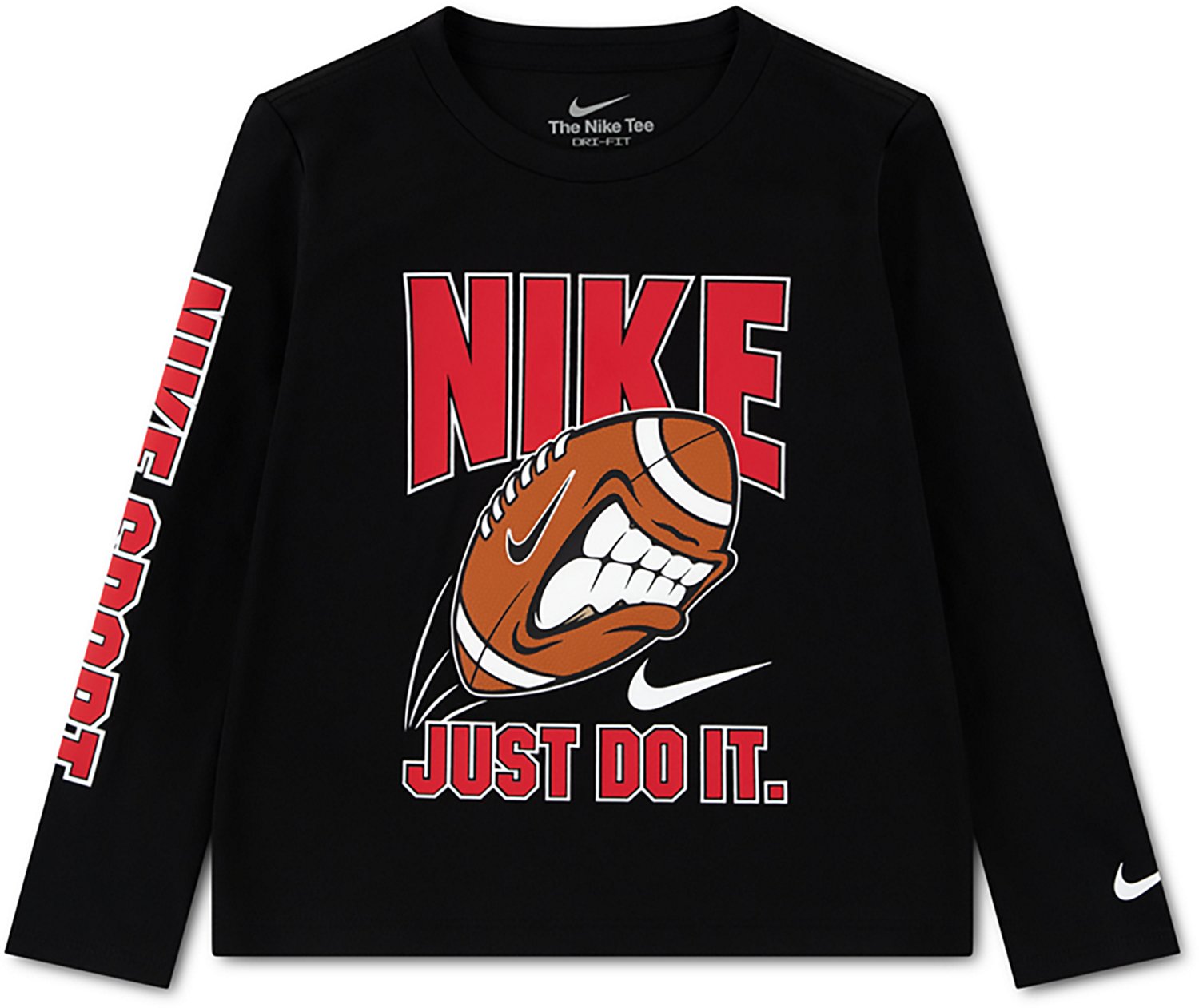 Nike Boys' Dri-FIT Long Sleeve Graphic T-shirt