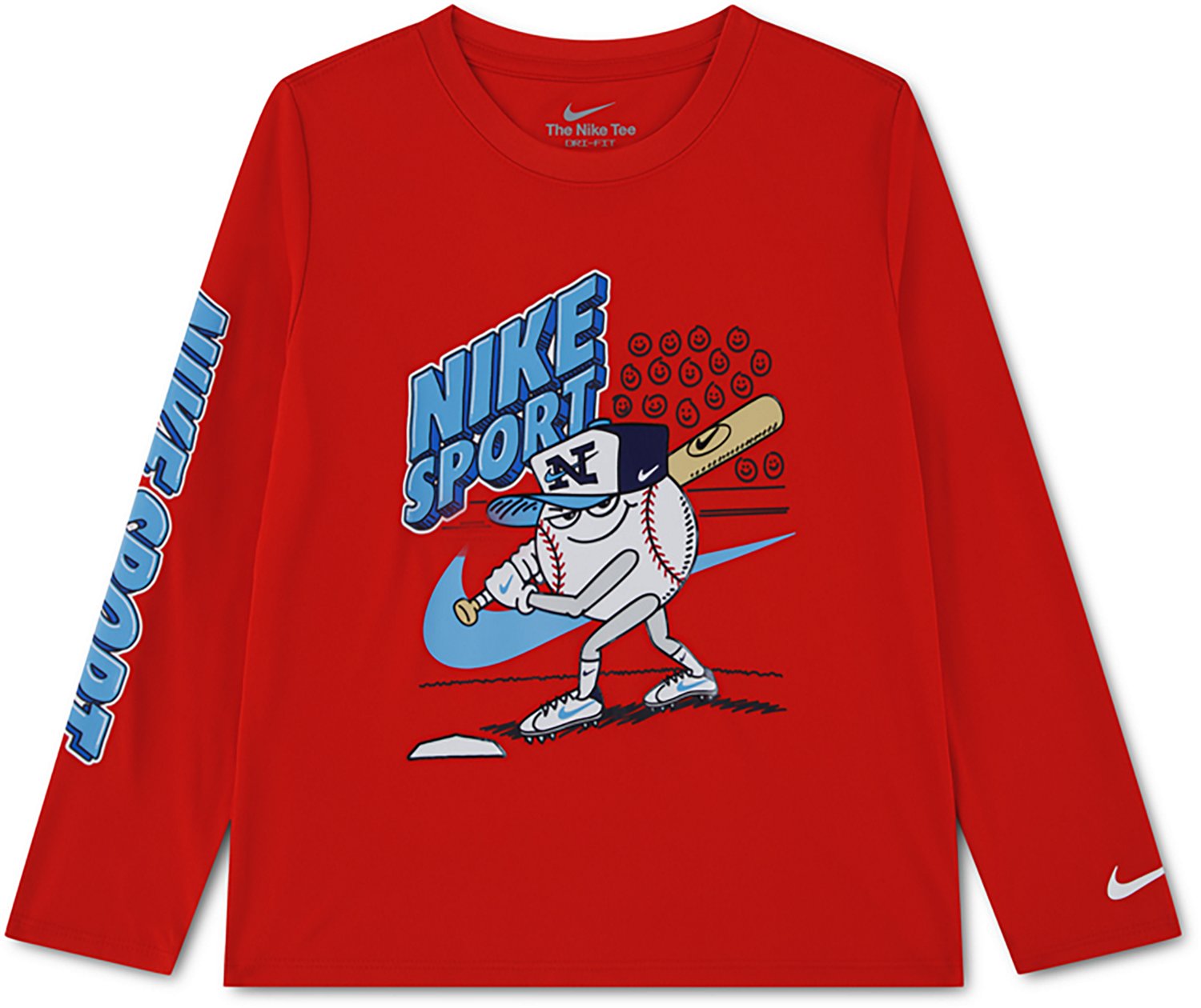 Nike Boys' Dri-FIT Long Sleeve Graphic T-shirt