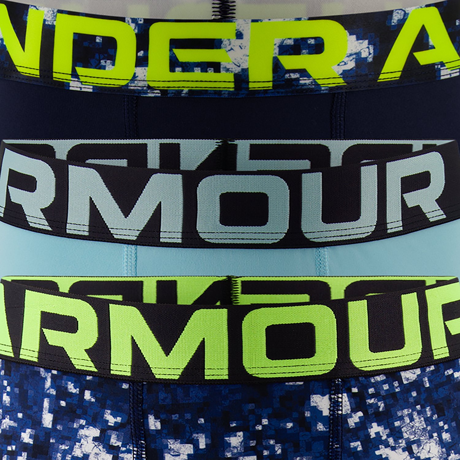 Under Armour Boys' Performance Tech Prints Boxer Briefs 3-Pack - view number 6