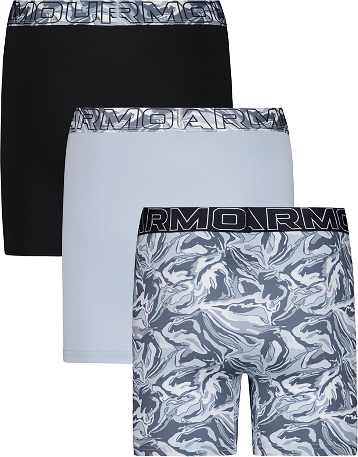 Under Armour Boys' Performance Tech Prints 3-Pack Boxer Briefs - view number 2