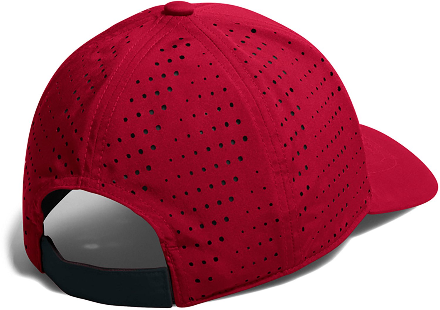 adidas Adults' Texas Tech Red Raiders Perforated Structured Adjustable Cap - view number 2