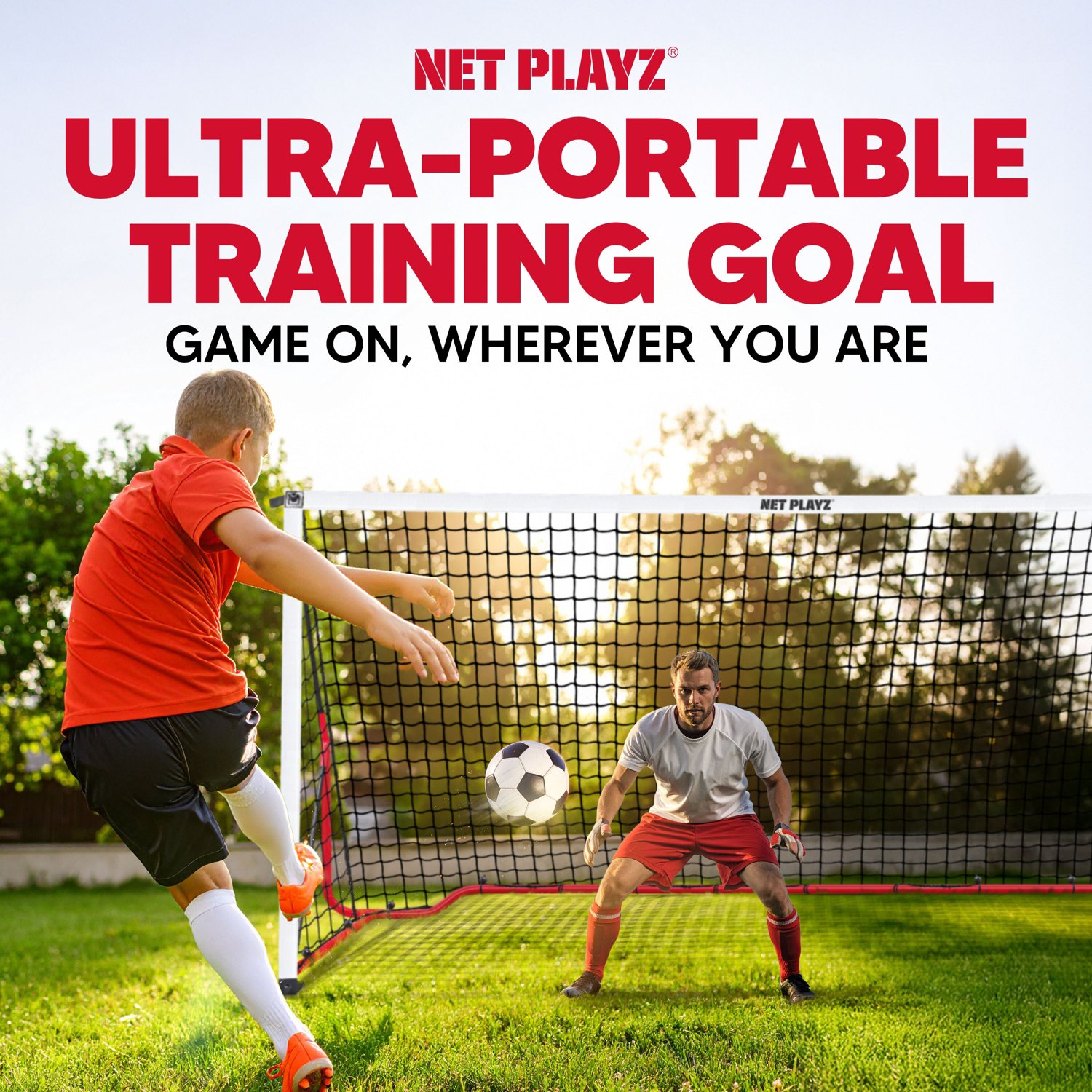 Net Playz 12 ft x 6 ft Portable Soccer Goal - view number 6