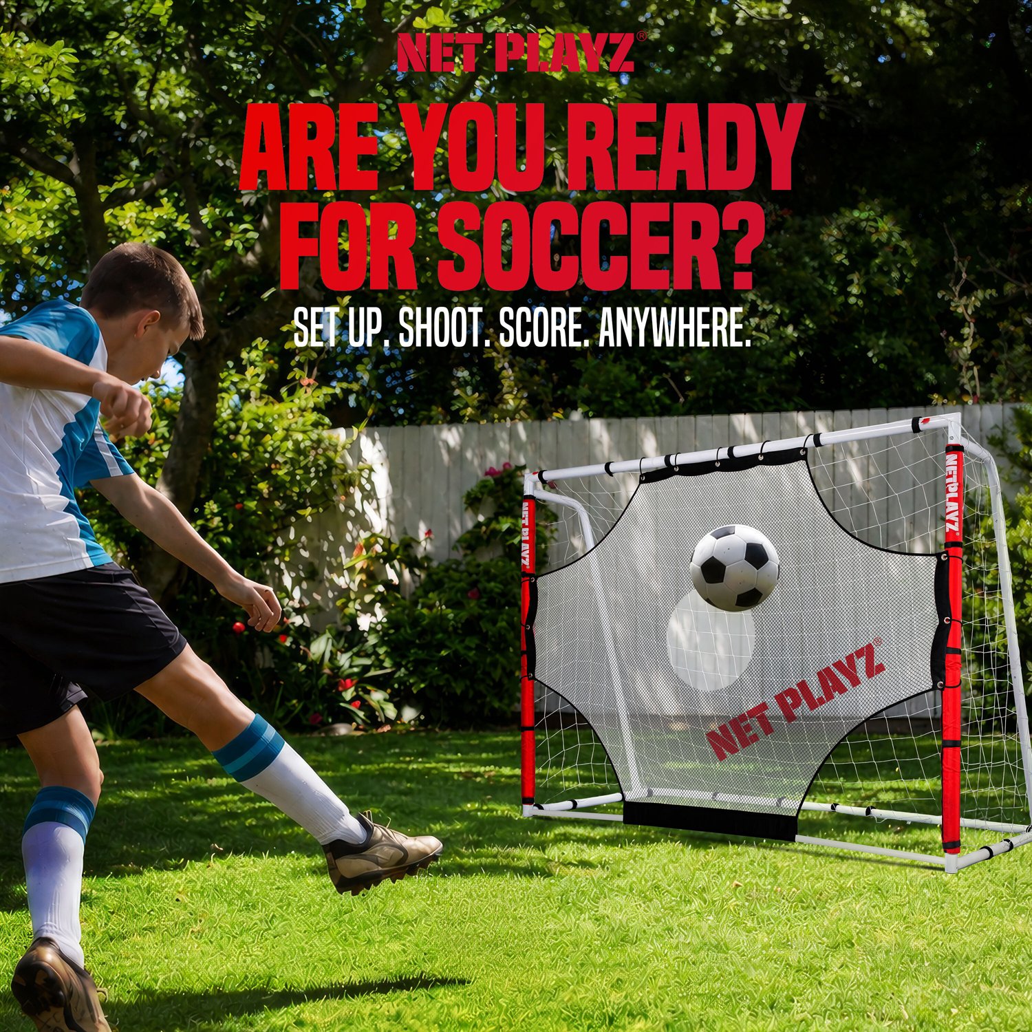 Net Playz 7 ft x 5 ft Metal Soccer Goal - view number 2