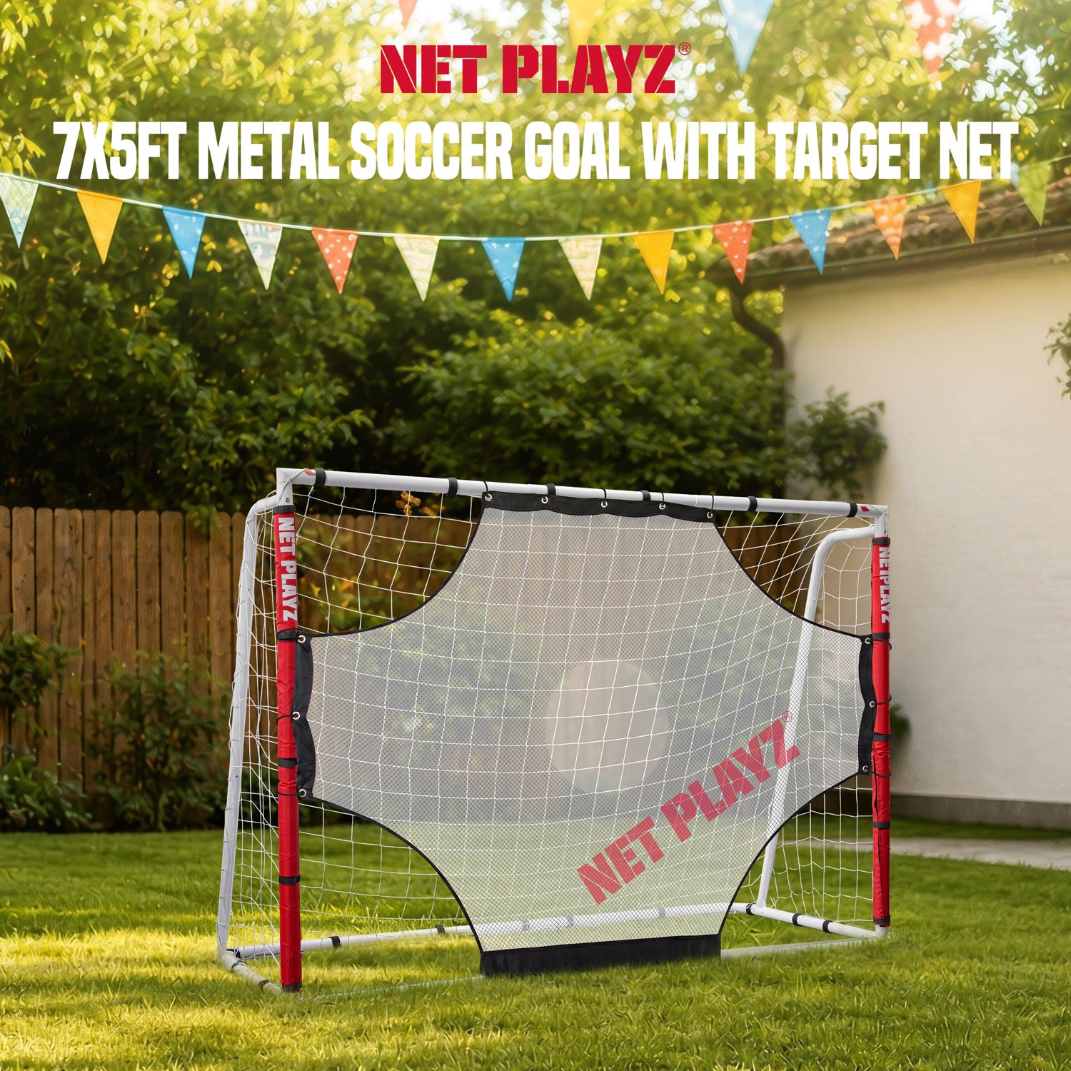 Net Playz 7 ft x 5 ft Metal Soccer Goal - view number 6