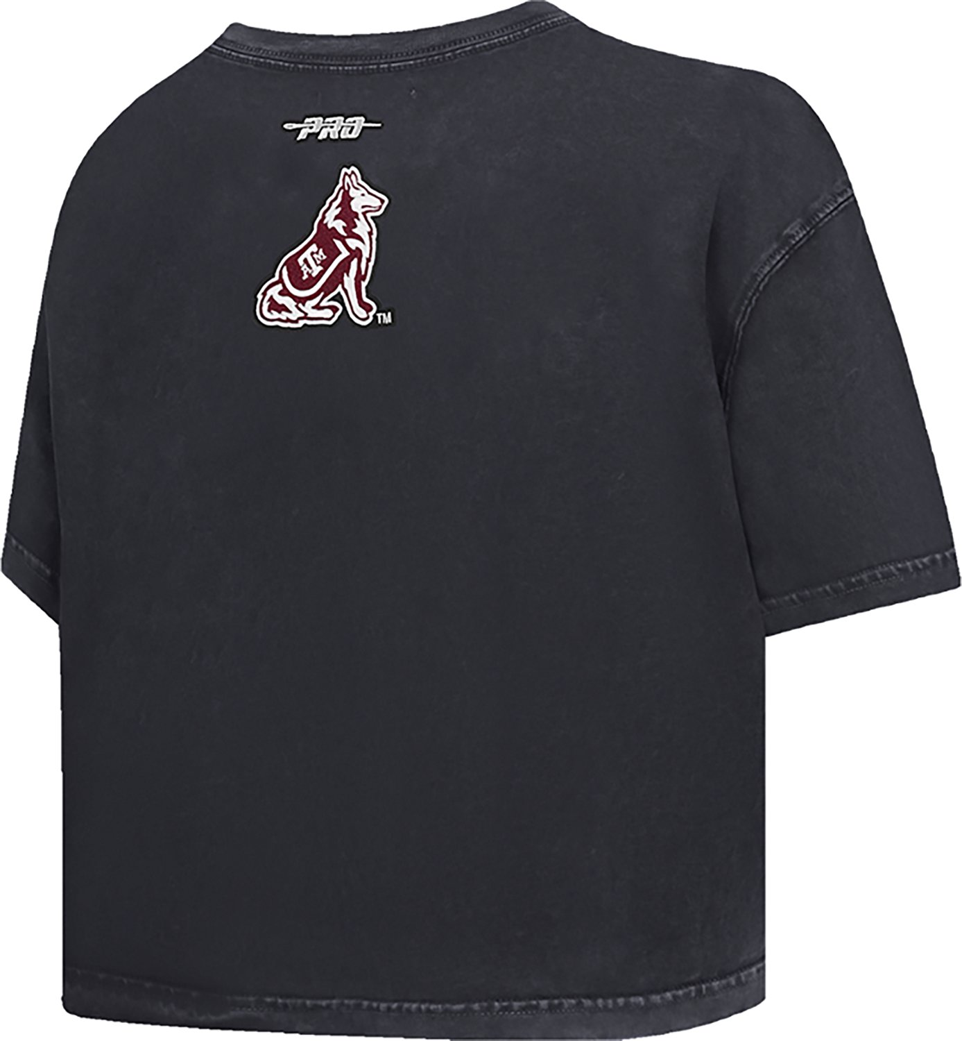 Pro Standard Women's Texas A&M University Primary Logo School Script Boxy T-shirt