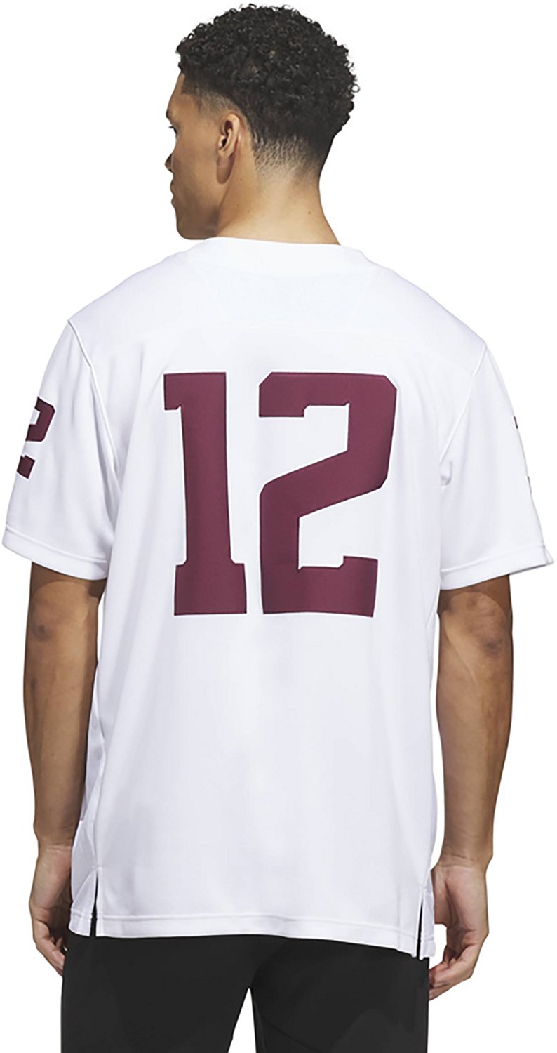 adidas Men's Texas A&M Aggies Premier Away Football Jersey - view number 2