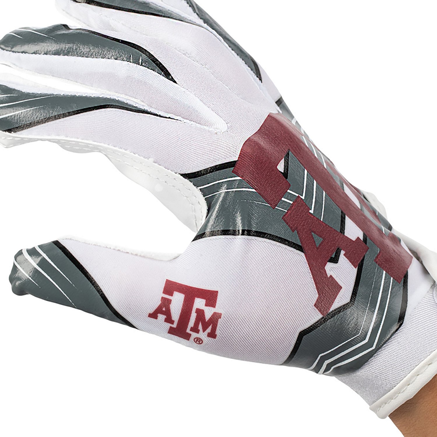 Franklin Kids' Texas A&M University Football Receiver Gloves - view number 3