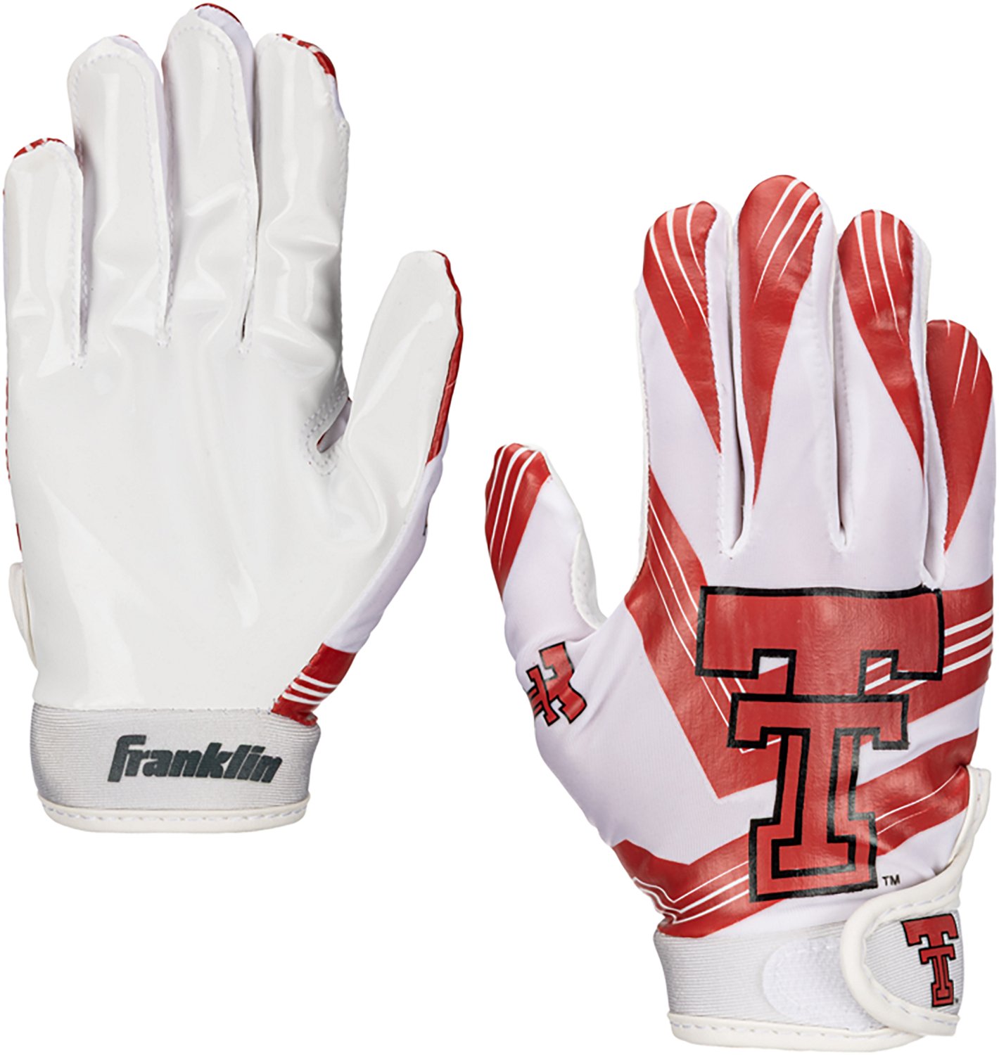 Franklin Kids' Texas Tech University Football Receiver Gloves - view number 2