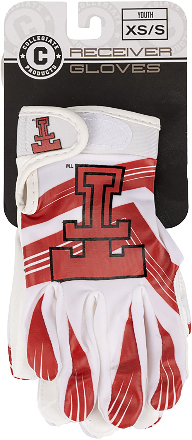 Franklin Kids' Texas Tech University Football Receiver Gloves - view number 4