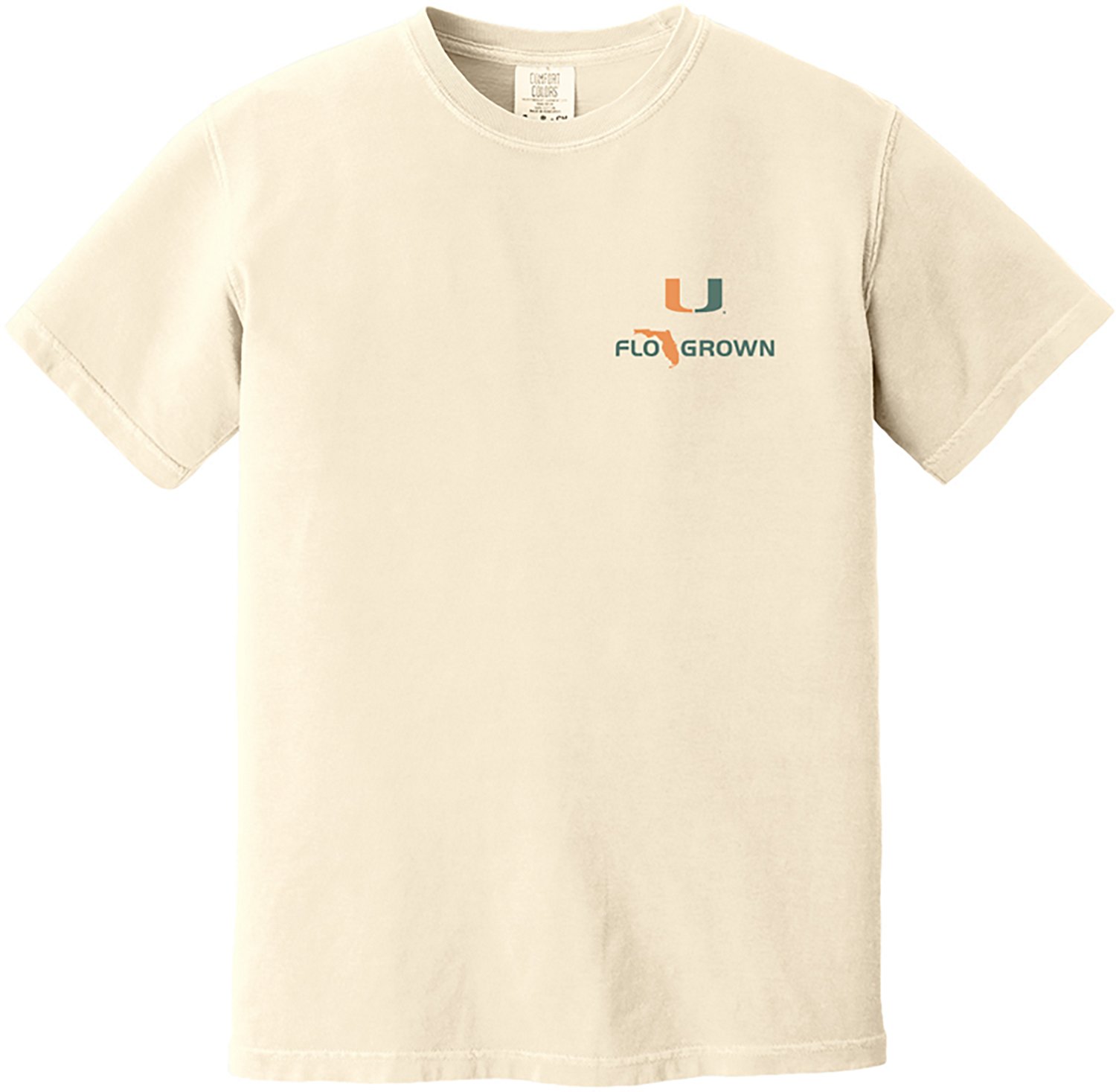 FLOGROWN Men's University of Miami Vintage Mascot Graphic T-shirt