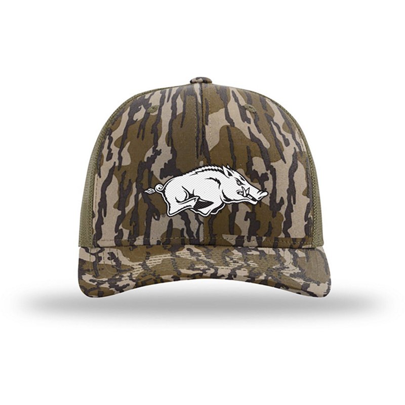 Uscape Apparel x Richardson Sports Men's University of Arkansas Bottomland Camo Trucker Hat