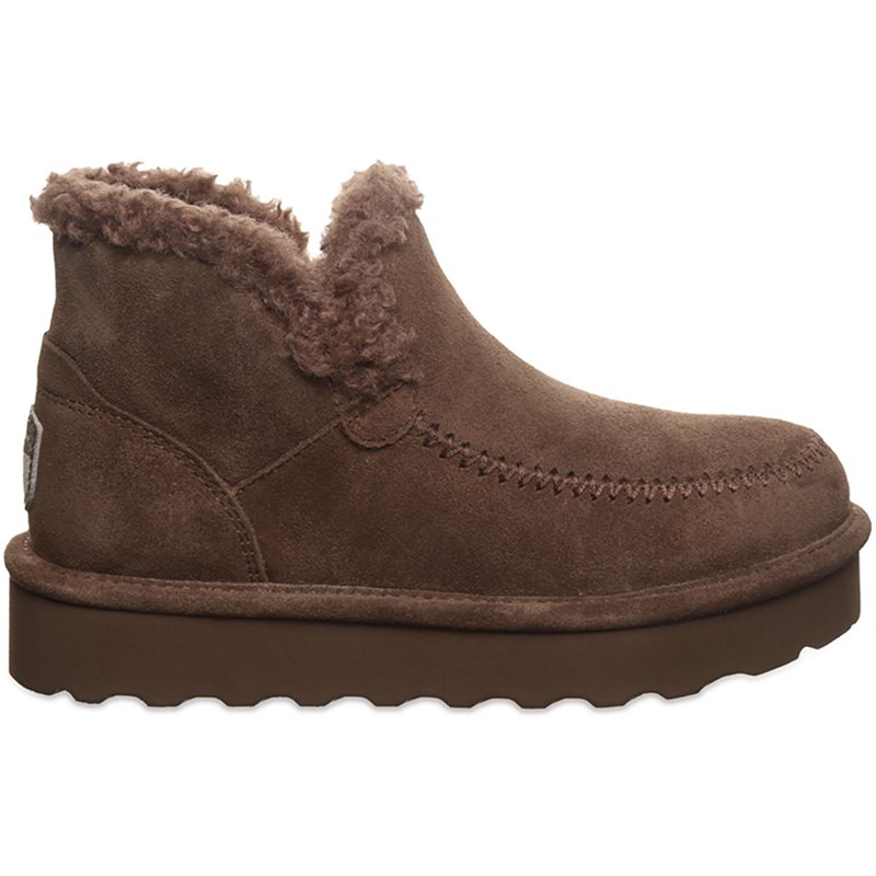 Bearpaw Women's Maeve Platform Slip-On Booties - Cocoa