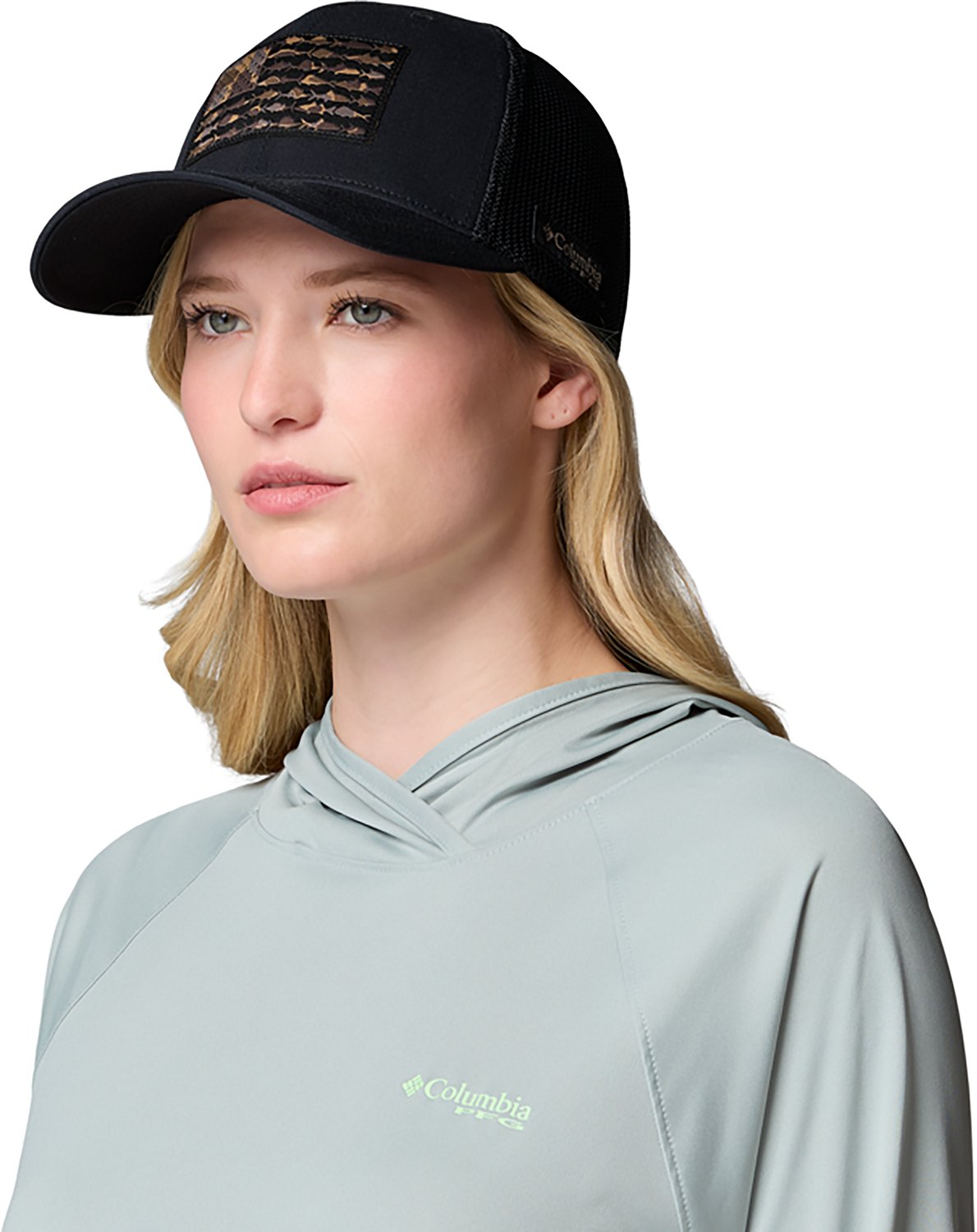 Columbia Sportswear Men's PFG Mesh Fish Flag Ball Cap - view number 3