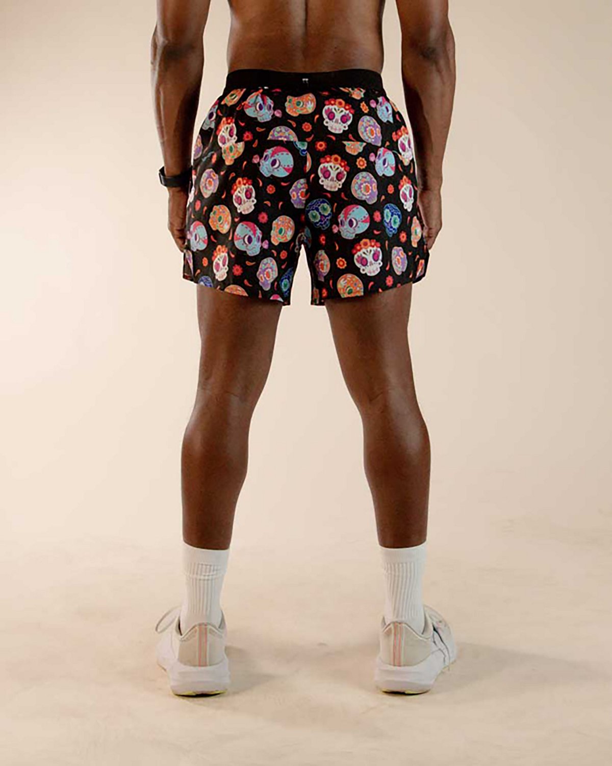 ChicknLegs Men's Sugar Skulls DS Running Shorts 5 In - view number 2