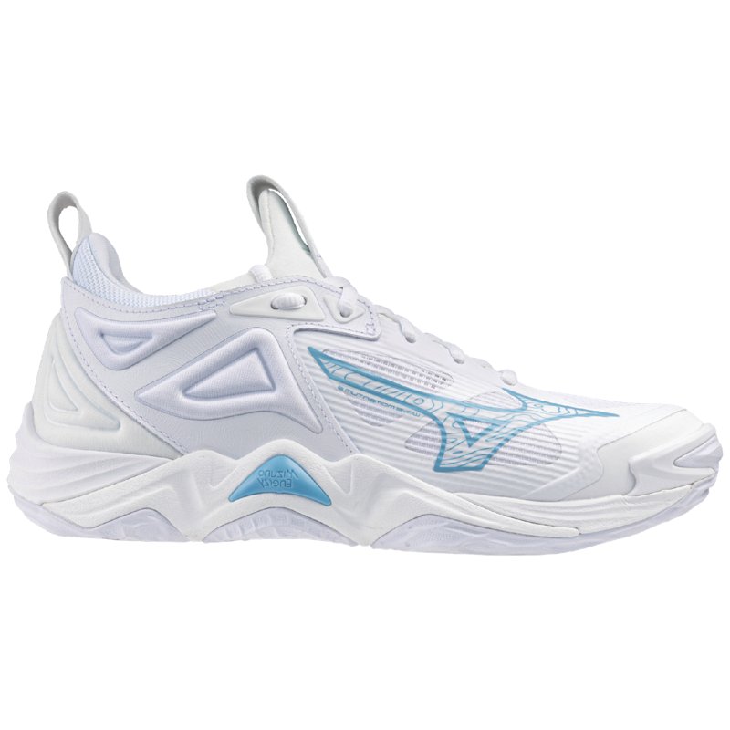 Mizuno Women's Wave Momentum 3 Volleyball Shoes, Size 11.5, Columbia Blue