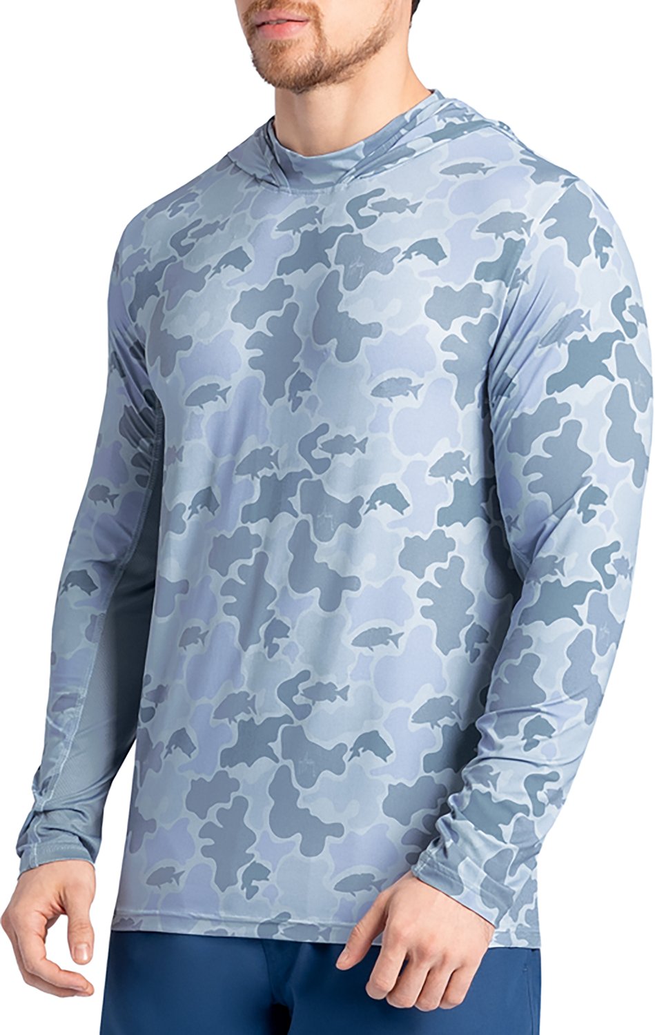 Guy Harvey Men's Marlin Air Mallard Camo Sun Protection Hoodie - view number 2