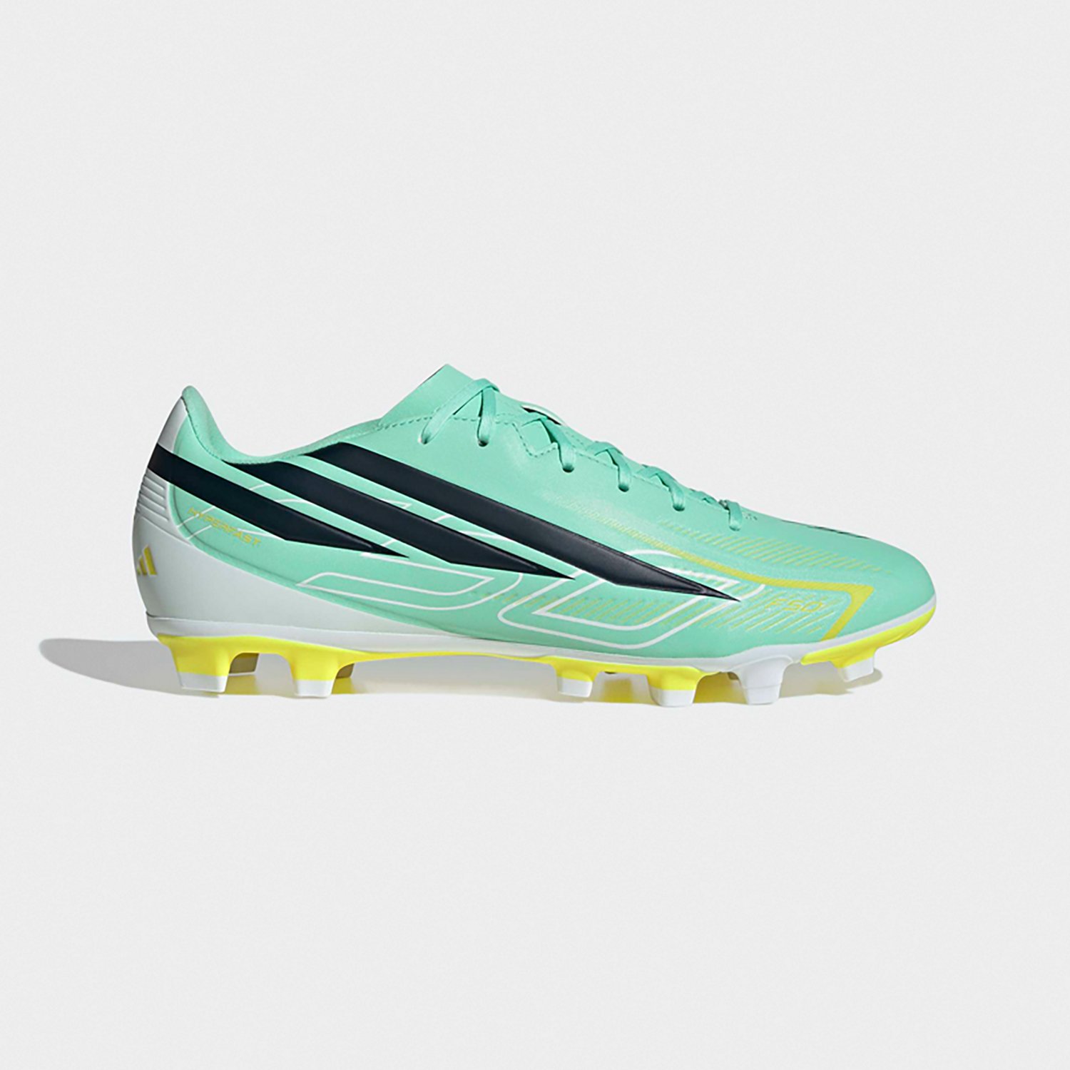 adidas Adults' F50 Hyperfast Club Firm Ground / Multi Ground Soccer Cleats