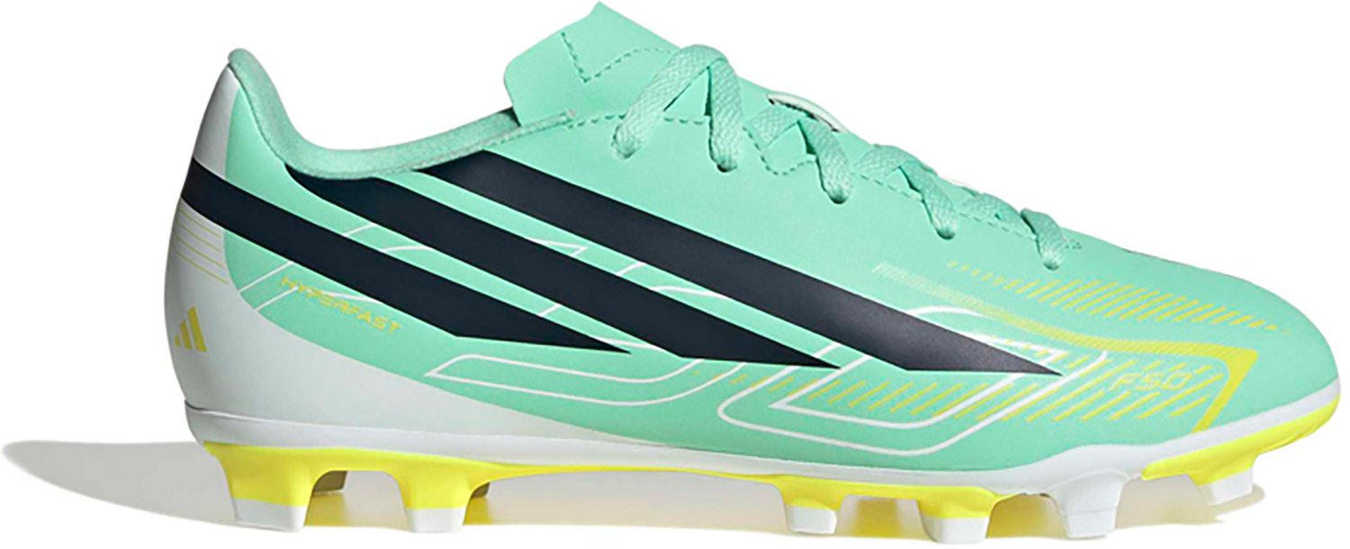 adidas Kids' F50 HYPERFAST CLUB Firm Ground/Multi-Ground Soccer Cleats