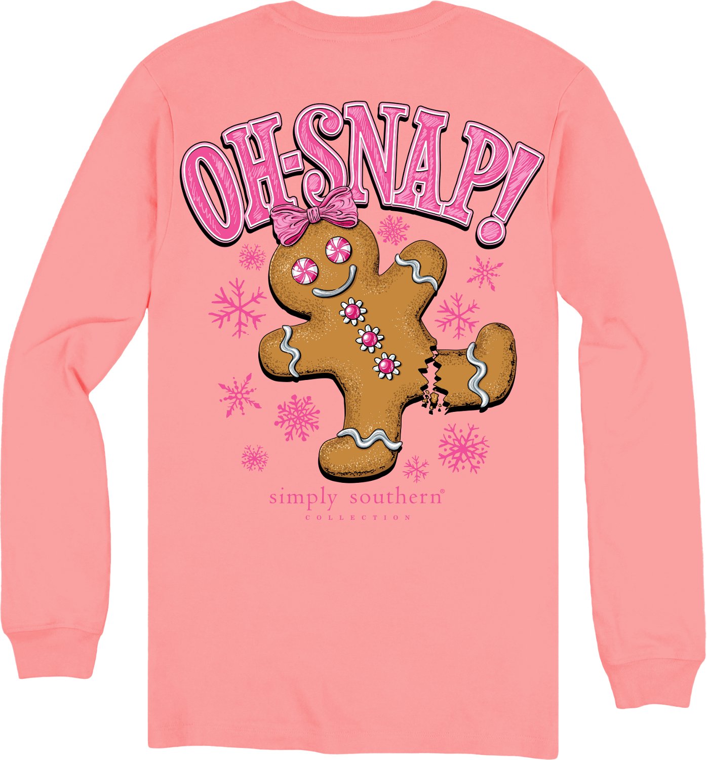 Simply Southern Women's Gingerbread Snap Long-Sleeve T-Shirt - view number 3