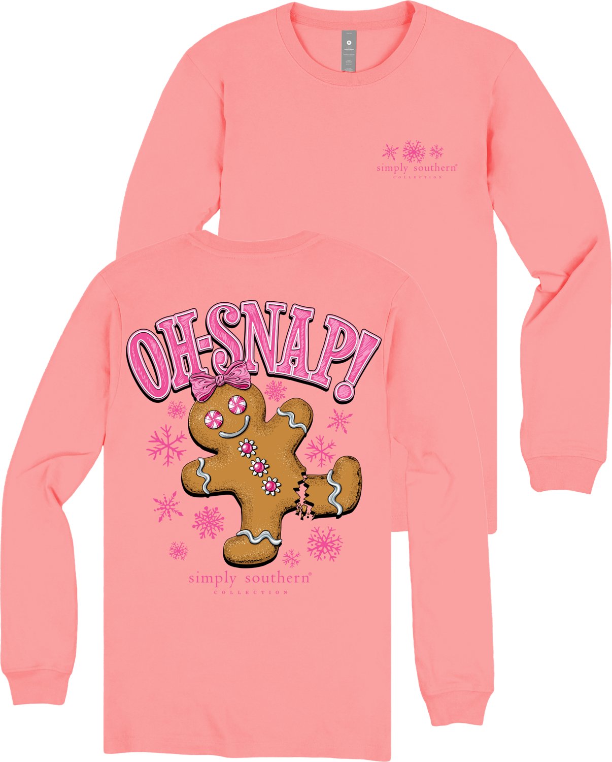 Simply Southern Women's Gingerbread Snap Long-Sleeve T-Shirt - view number 5