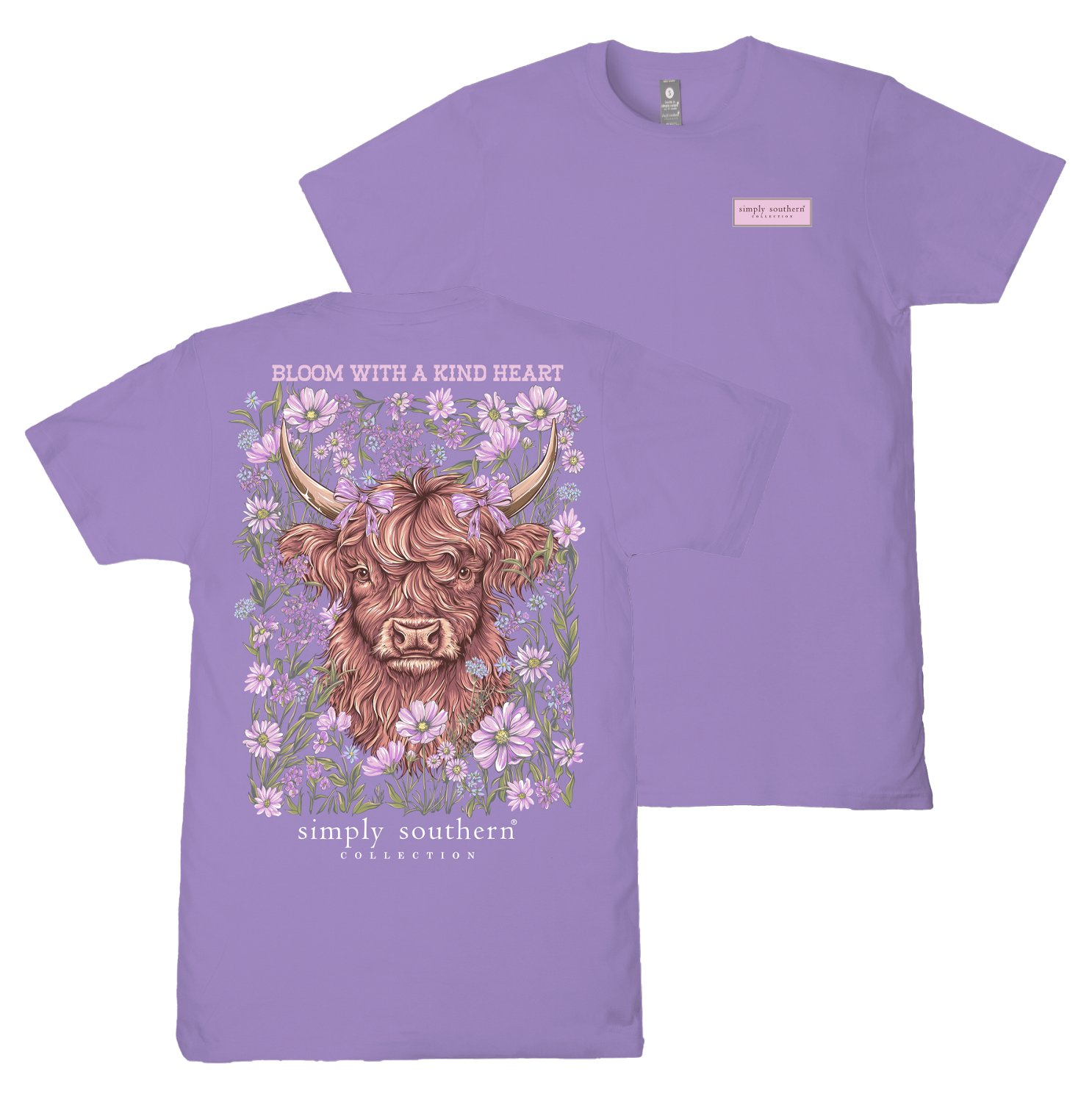 Simply Southern Women's Bloom Cow T-Shirt - view number 5
