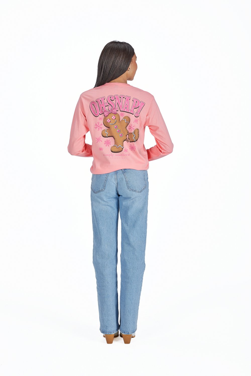Simply Southern Women's Gingerbread Snap Long-Sleeve T-Shirt - view number 2