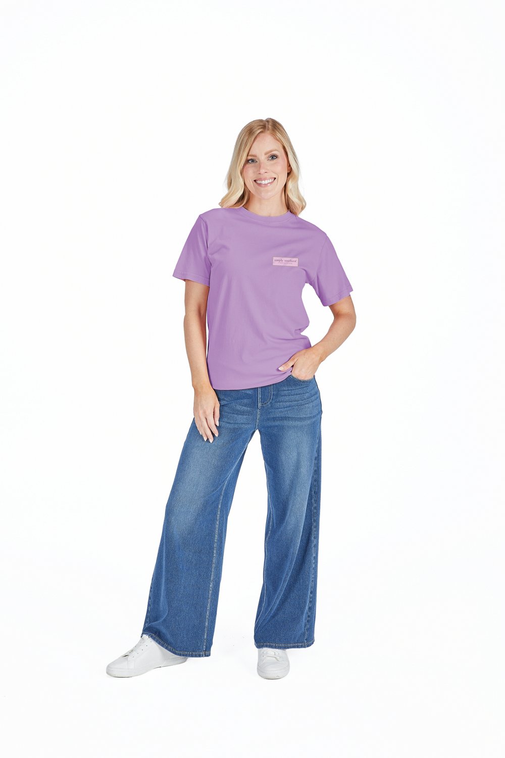 Simply Southern Women's Bloom Cow T-Shirt