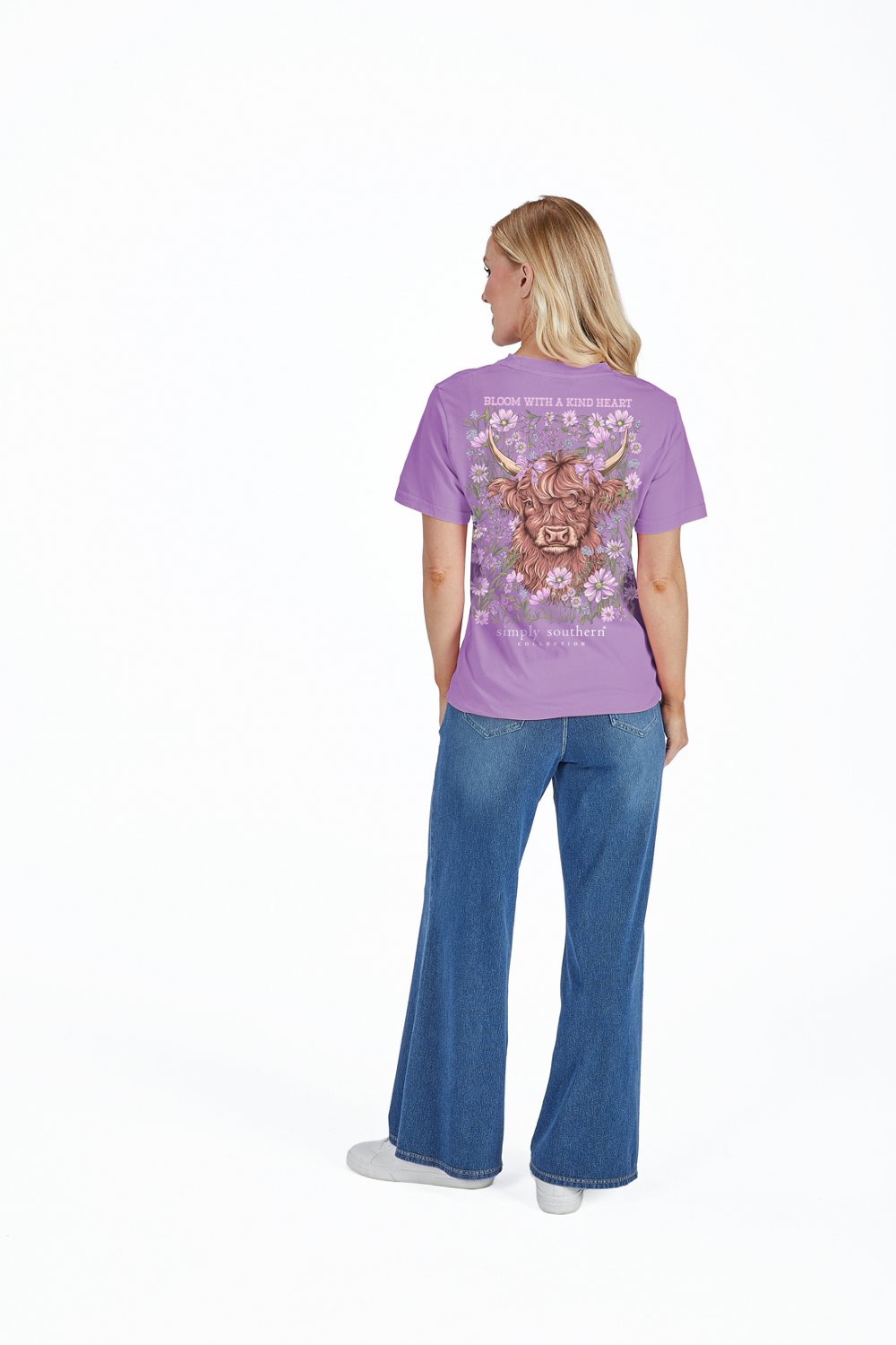 Simply Southern Women's Bloom Cow T-Shirt - view number 2