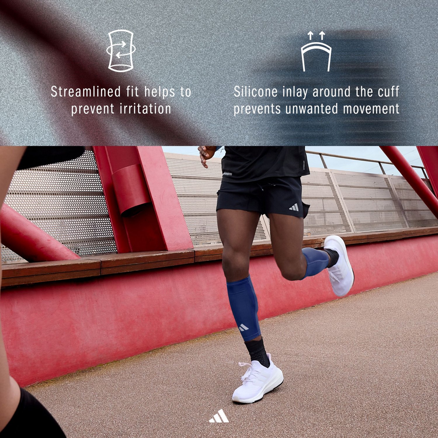 adidas Adult ClimaCool Compression Calf Sleeves - view number 4