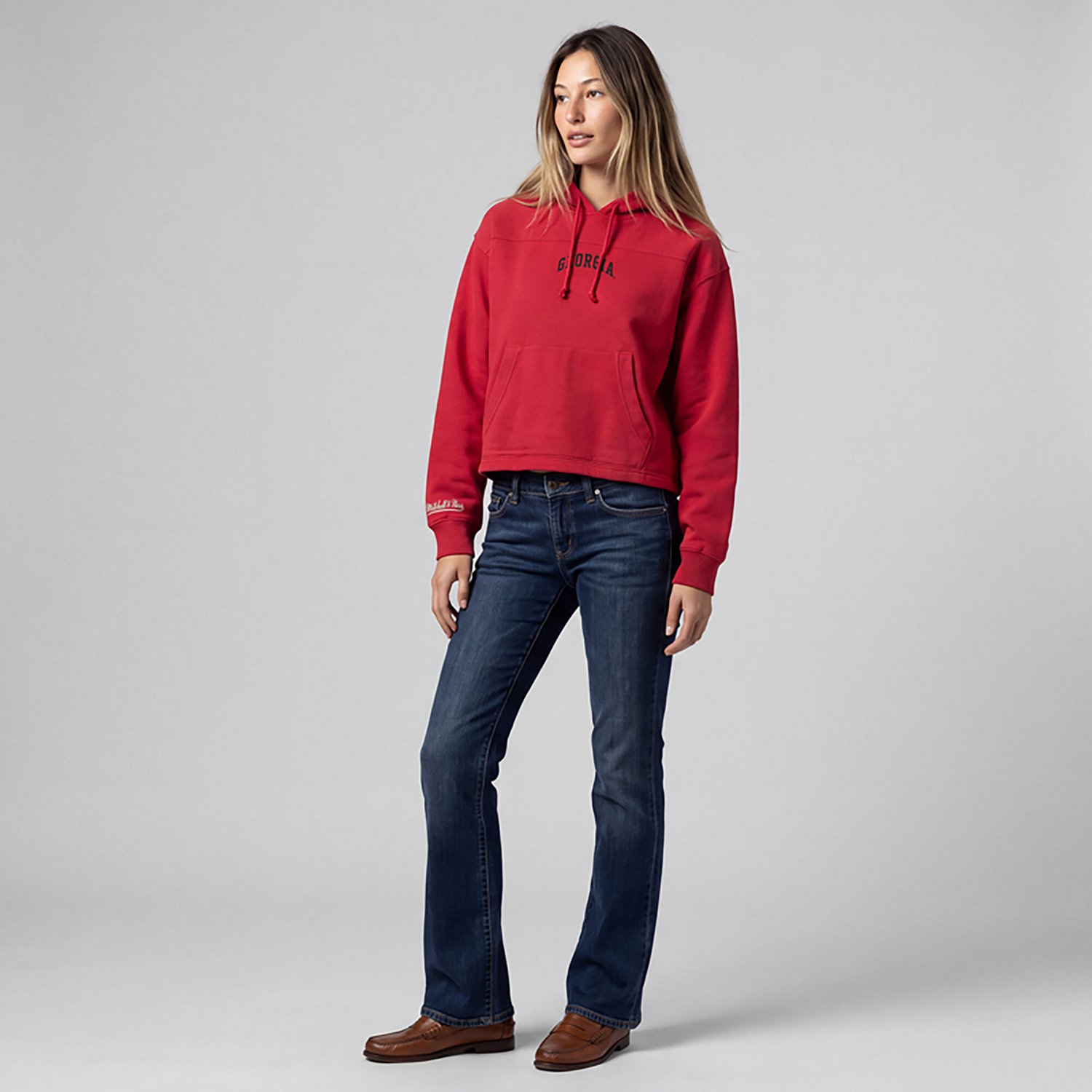 Mitchell & Ness Women's University of Georgia Retro Roots Hoodie