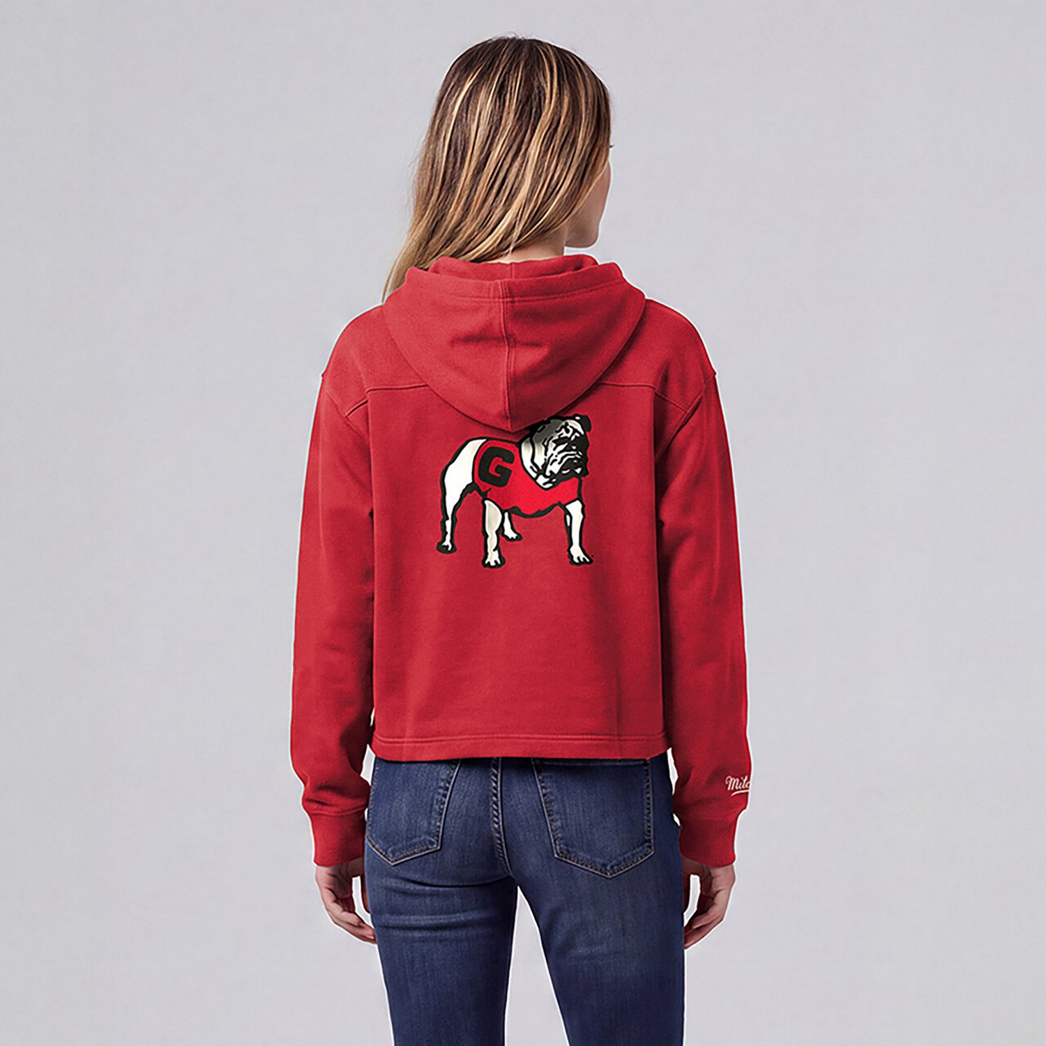 Mitchell & Ness Women's University of Georgia Retro Roots Hoodie - view number 2