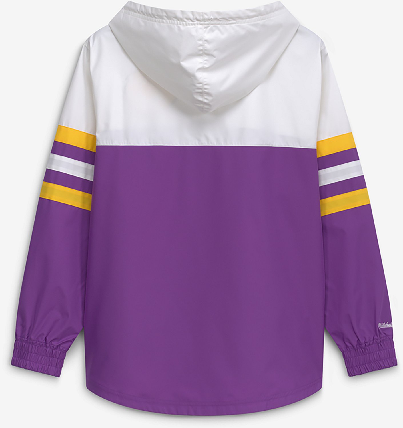 Mitchell & Ness Men's Louisiana State University Mascot School Script Head Coach Windbreaker Anorak Jacket - view number 2
