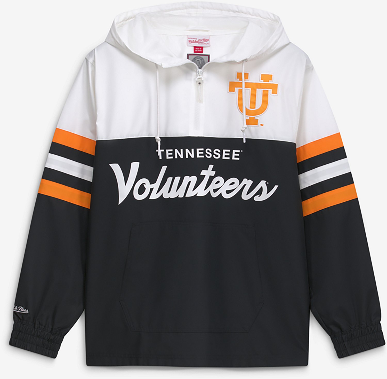 Mitchell & Ness Men's University of Tennessee Mascot School Script Head Coach Windbreaker Anorak Jacket